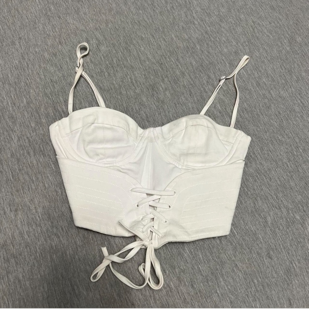 Zara Lace-Up Corset Top